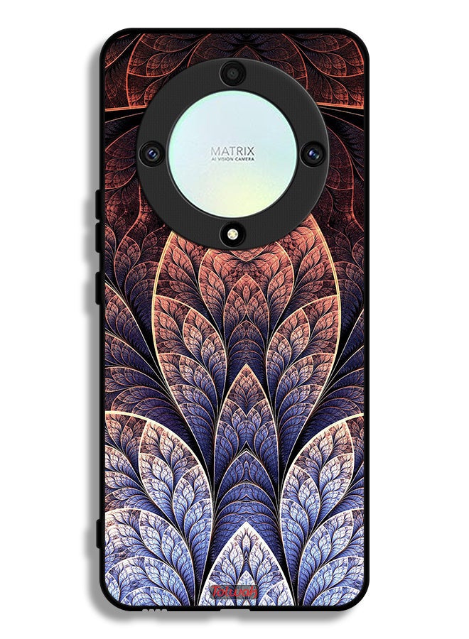 Tolwak Honor X9a Protective Case Cover Floral Fractal Abstract - Image 1