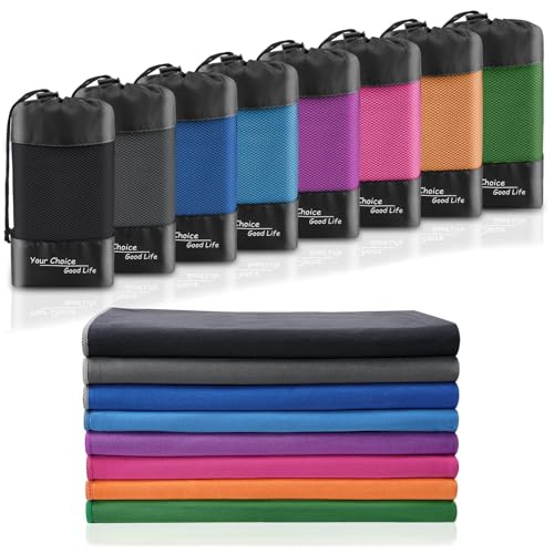 Your Choice Quick Dry Towel - Super Absorbent Microfiber for Gym, Travel, Camping | Ultra Compact & Lightweight(S/Black) - Image 1