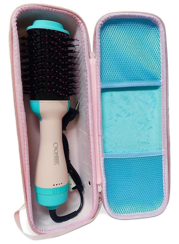 كرونير فرشاة مجفف شعر 2500 واط، فرشاة هواء ساخن بخطوة واحدة وتمشيط لجميع انواع الشعر، متعدد الوظائف 3 مستويات ، CR-8210 - Image 2