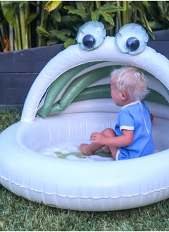 Kids Crocodile-Shaped Pool Float | Lie-On Inflatable Float for Kids | Jungle Animal Pool Toy | Water Lounger for Children | Fun Crocodile Design Swim Float