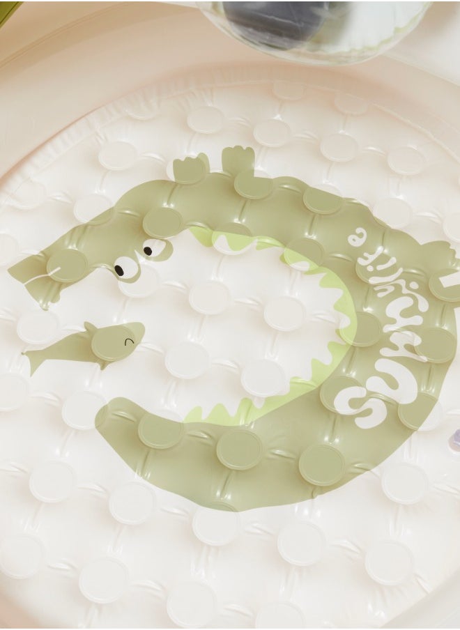 SUNNY LIFE - Kids Crocodile-Shaped Pool Float | Lie-On Inflatable Float for Kids | Jungle Animal Pool Toy | Water Lounger for Children | Fun Crocodile Design Swim Float - Image 1