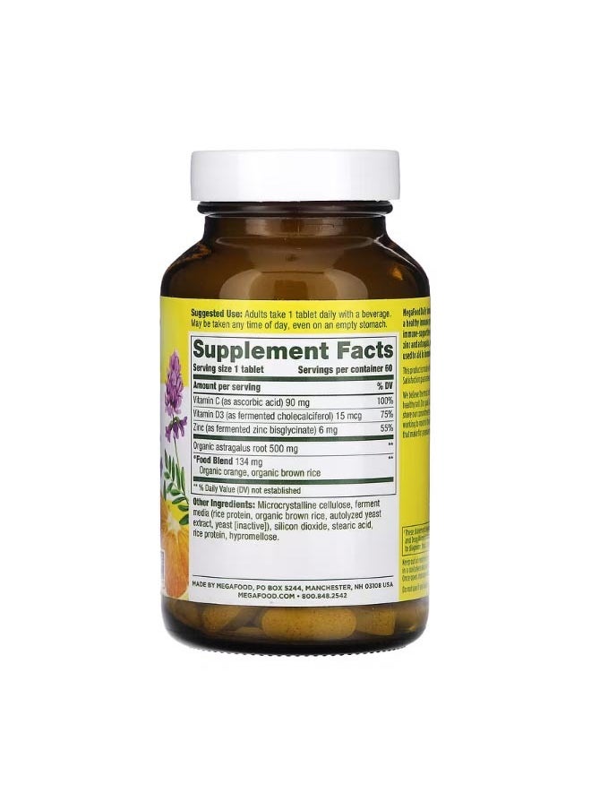 MegaFood Daily Immune Support  60 Tablets  - Image 2