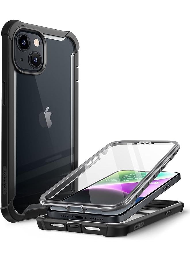 I-blason Ares Designed for iPhone 14 Plus Case 6.7 inch (2022 Release), Dual Layer Rugged Clear Bumper Case with Built-in Screen Protector  - Image 1