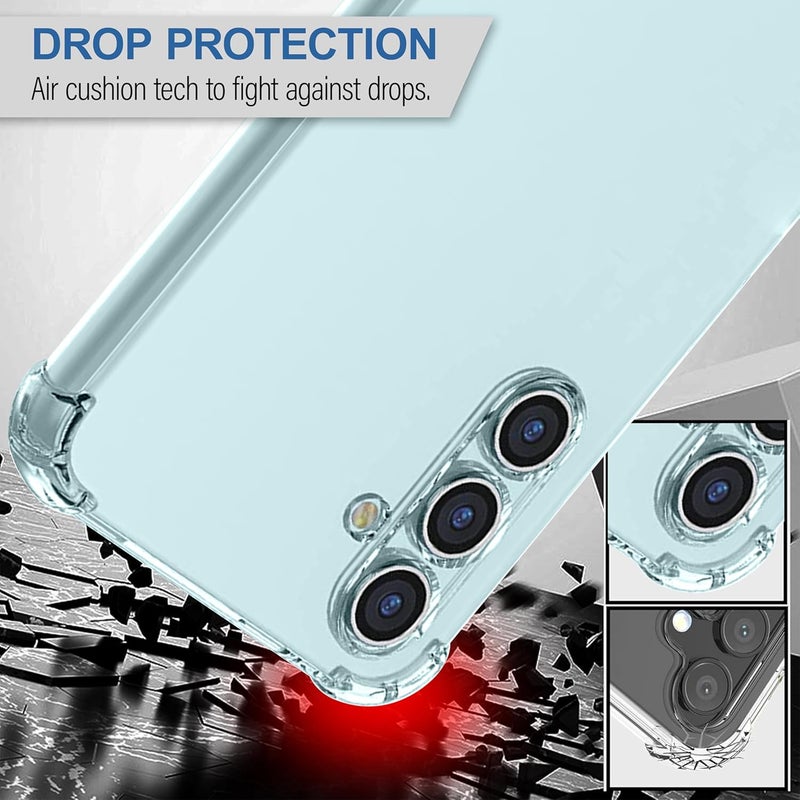 Cedo Samsung Galaxy A15 (5G) Bumper Case | Soft Jel Flexible Thin Full Protection Shock Proof Clear TPU Back Case Cover for Samsung Galaxy A15 (5G) (Transparent) - Image 3