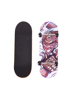 Professional 5-Ply Maple Finger Skateboard, 32/34mm Complete Wooden Fingerboard with Upgraded Components for Solid Performance - M-King Brand