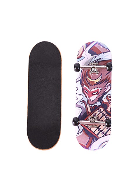 Professional 5-Ply Maple Finger Skateboard, 32/34mm Complete Wooden Fingerboard with Upgraded Components for Solid Performance - M-King Brand