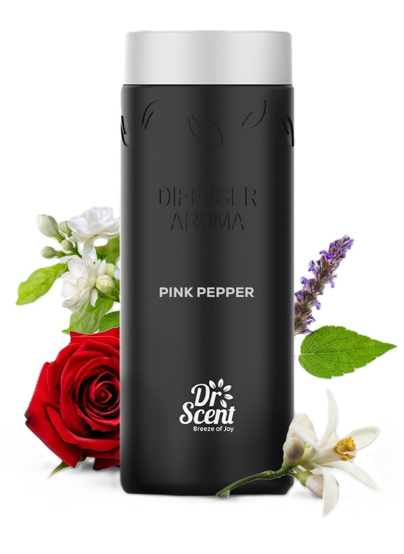 Dr Scent Dr Scent Diffuser Aroma Oil - Made with Organic Ingredients | Ideal for Offices, Homes, Hotels & Spas - PINK PEPPER 500 ml  - Image 1