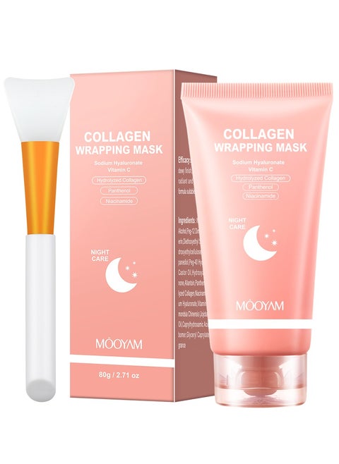 Collagen Night Wrapping Mask Peel-Off Overnight Collagen Face Mask