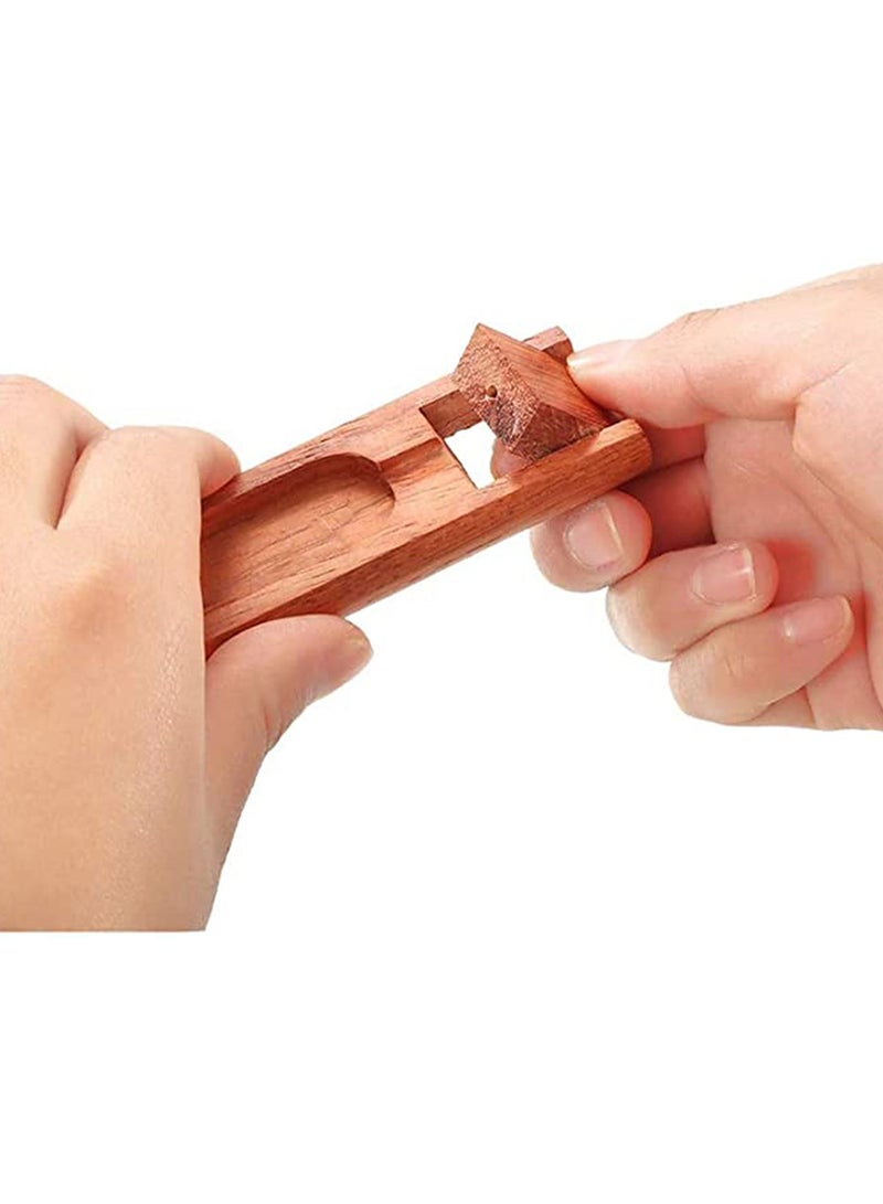 Barakah Beautiful Handmade Wooden Incense Stick Holder, Premium Incense Holder with Adjustable Angle, Upgraded Insence Holder Wooden, Classic Incense Burner for Incense Cone and Sticks - Image 2