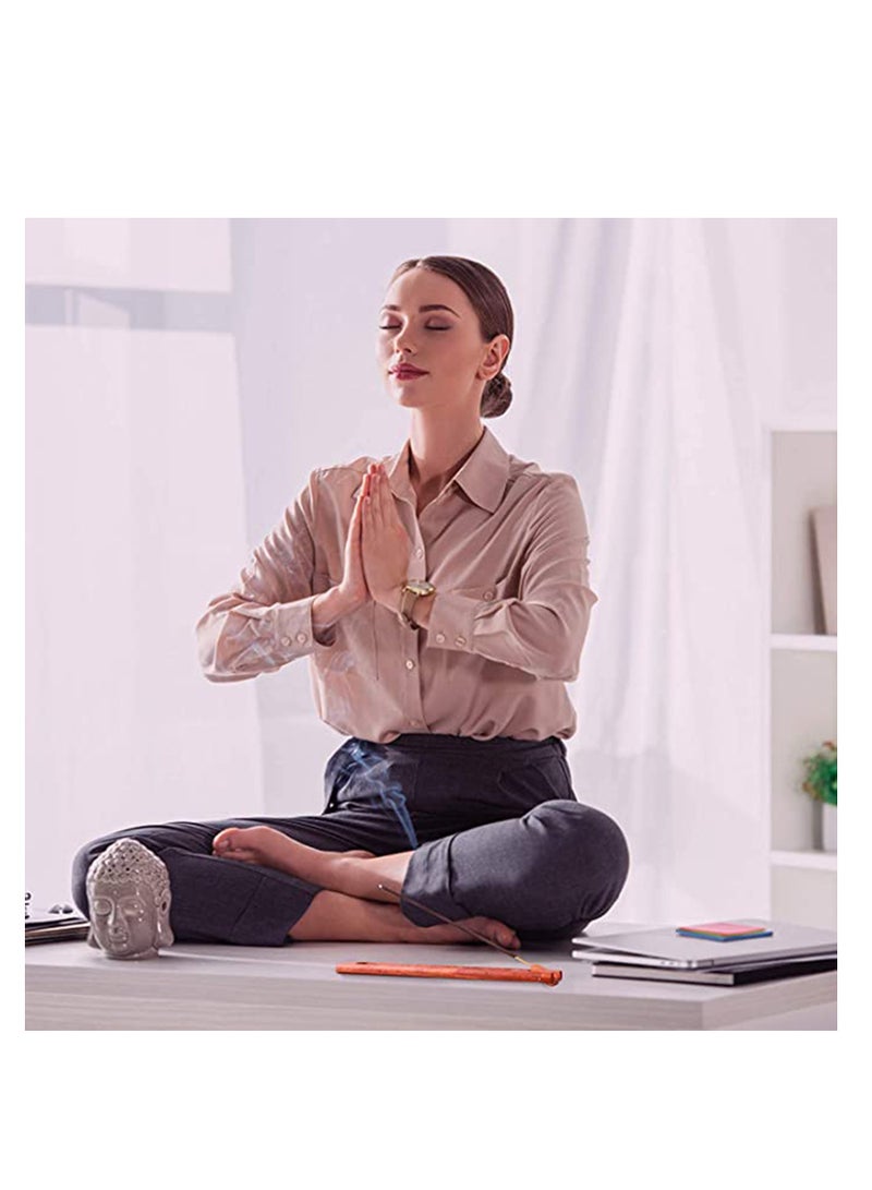 Barakah Beautiful Handmade Wooden Incense Stick Holder, Premium Incense Holder with Adjustable Angle, Upgraded Insence Holder Wooden, Classic Incense Burner for Incense Cone and Sticks - Image 3