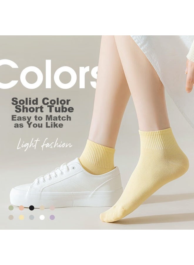 Cotton Thirteen Zhuji Women's Short Socks Autumn Women's Socks Breathable Boat Socks Trend Winter Short Tube Socks - Image 4