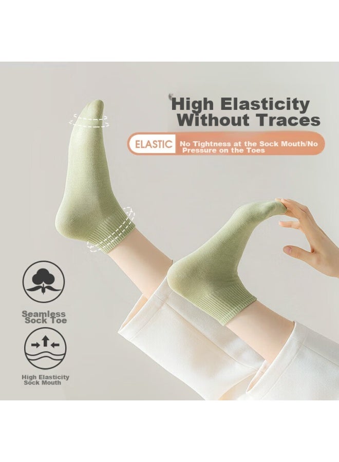 Cotton Thirteen Zhuji Women's Short Socks Autumn Women's Socks Breathable Boat Socks Trend Winter Short Tube Socks - Image 3