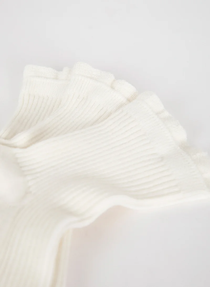 DeFacto 3-Pack Cotton Derby Socks