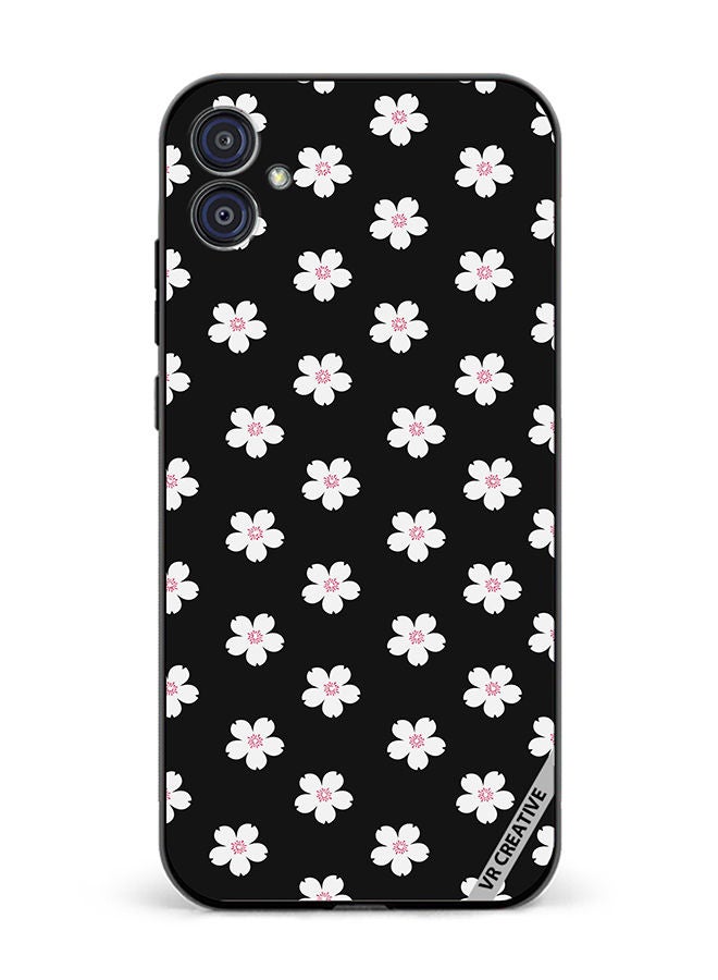 VR CREATIVE Protective Case Cover For Samsung Galaxy M04/F04 Flower Design Multicolour - Image 1