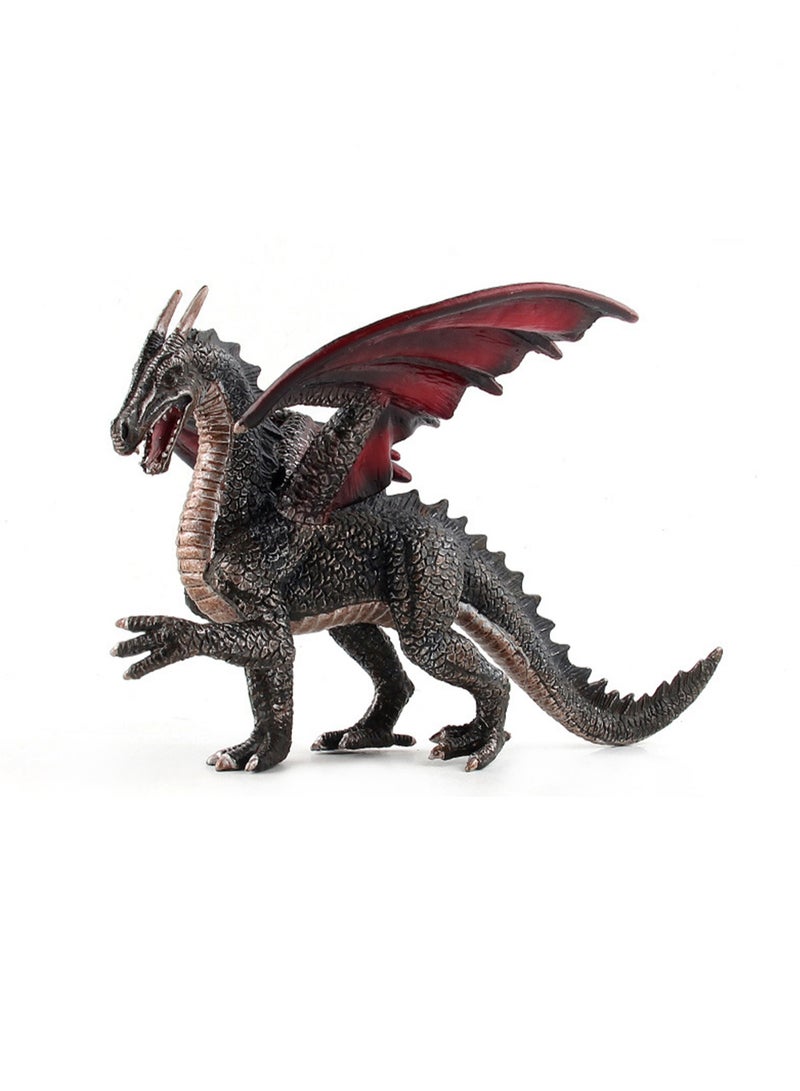 Children's Simulation Solid Dinosaur Model Doll Animal Plastic Flying Dragon Dinosaur Toy Ornaments Collection (124-152 Stone Dragon) - Image 1