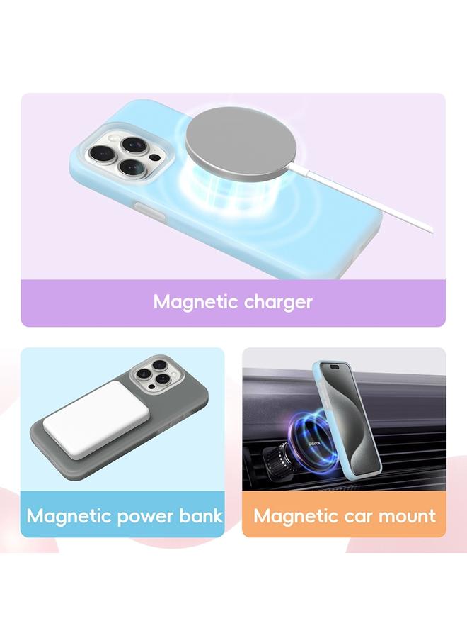 اس-توب جراب لهاتف iPhone 14 Pro Max من السيليكون السائل الهلامي المغناطيسي MagSafe - Image 2