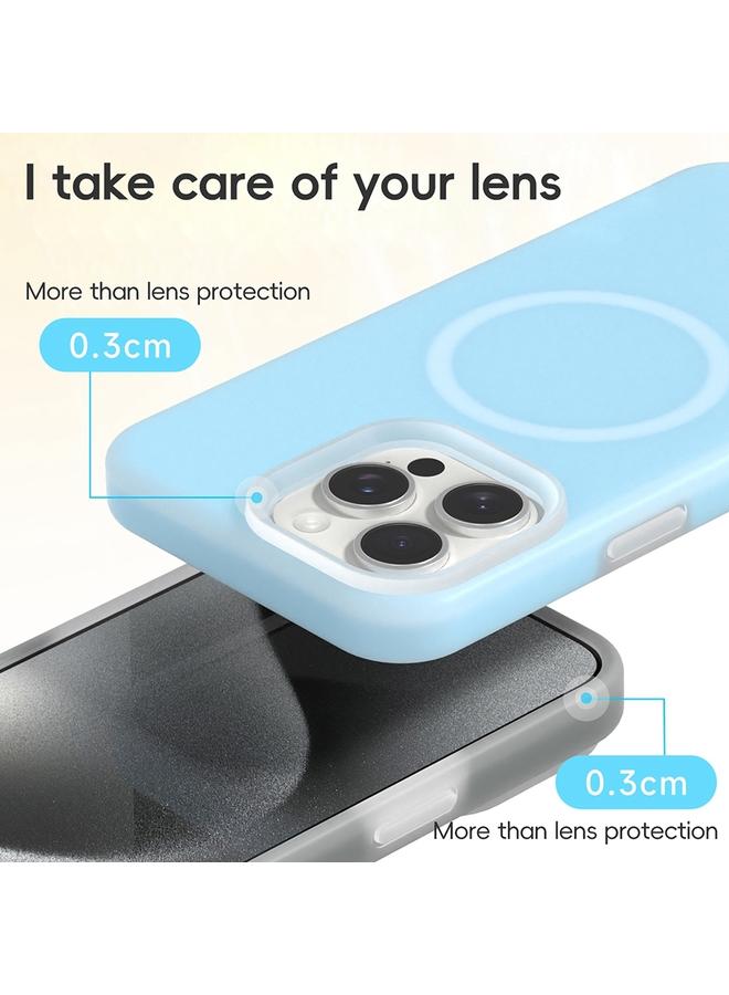 اس-توب جراب لهاتف iPhone 14 Pro Max من السيليكون السائل الهلامي المغناطيسي MagSafe - Image 5