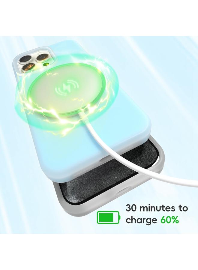 اس-توب جراب لهاتف iPhone 14 Pro Max من السيليكون السائل الهلامي المغناطيسي MagSafe - Image 4