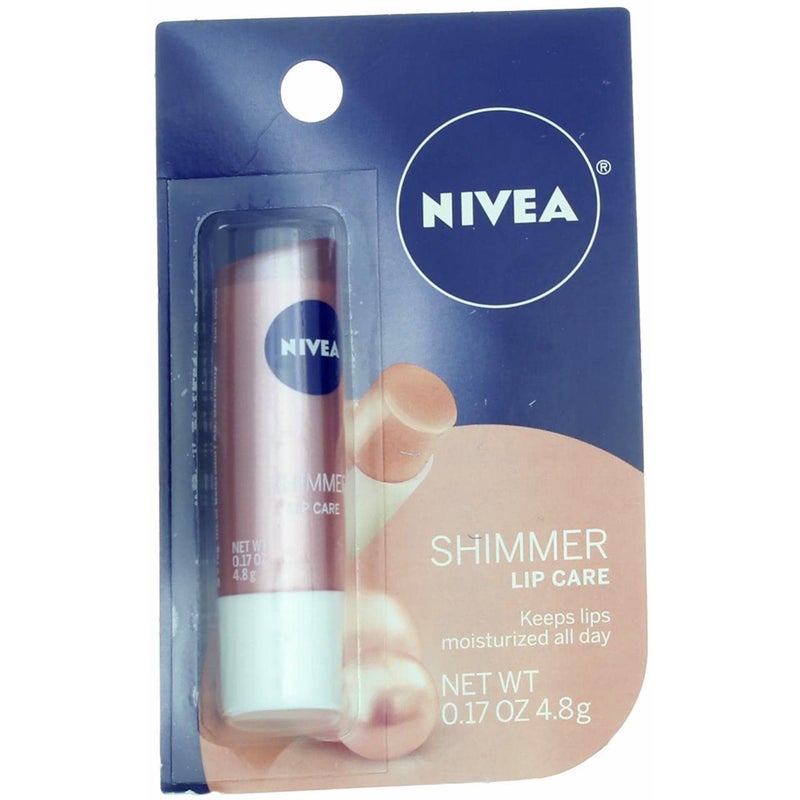 NIVEA Shimmer Radiant Lip Care 0.17 oz (Pack of 4) - Image 1