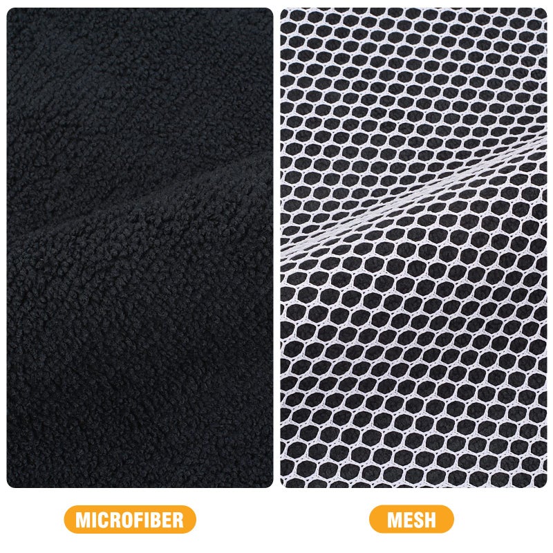 KinHwa Kitchen Washcloths for Dishes Absorbent Microfiber Dish Cloths Quick Dry Dish Rags with Poly Scour Scrub Side Ideal for Kitchen Cleaning and Housekeeping 12inch x 12inch 9 Pack Black - Image 2