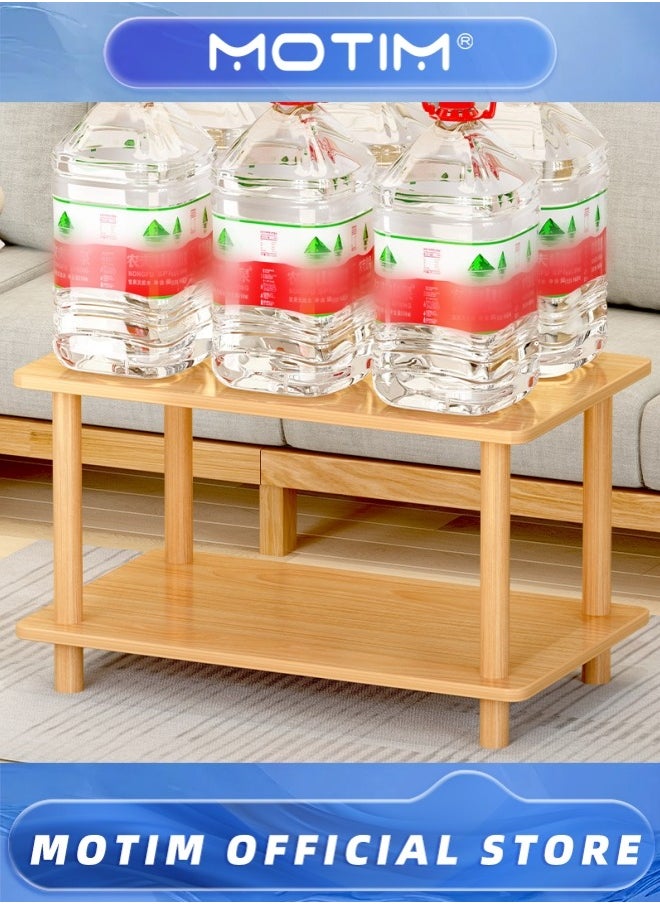 2-Tier Multi-Use Side Table Bedside Table for Bedroom Hallway