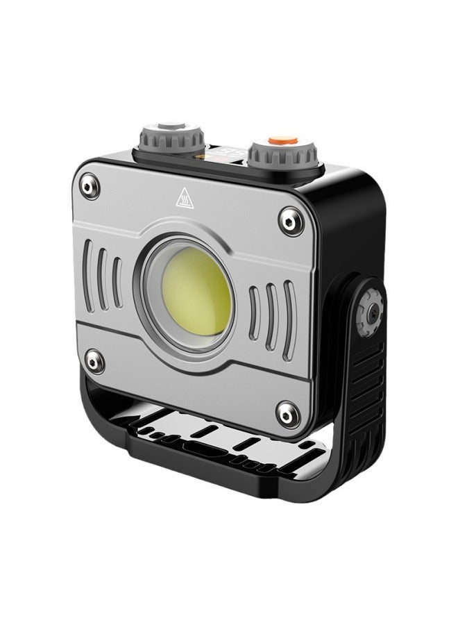 Loquat Outdoor Lighting Camping Tent Lights Super Bright High Lumen Camping Lights Multi-functional Cob Work Lights Auto Repair Emergency-Color:W894-2 Cob + 6 2835 Patches Red Light + Bracket - Image 5