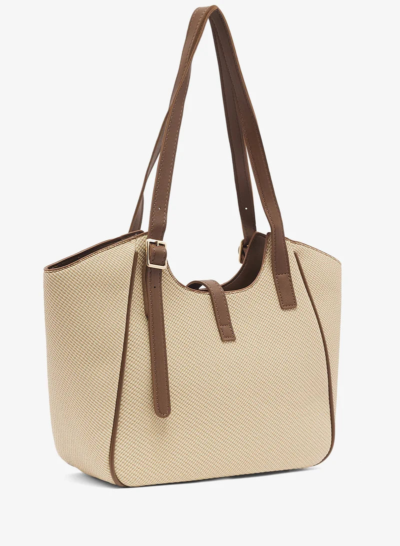 خزانة Buckle Tote Bag With Top Handle