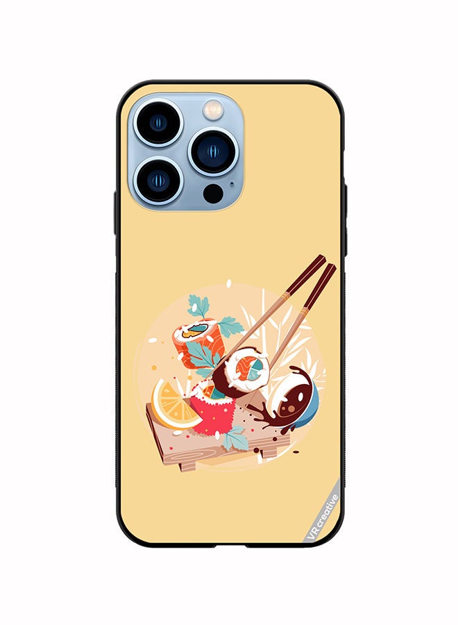 VR CREATIVE Protective Case Cover For Apple iPhone 14 Pro Max Sushi Design Multicolour - Image 1