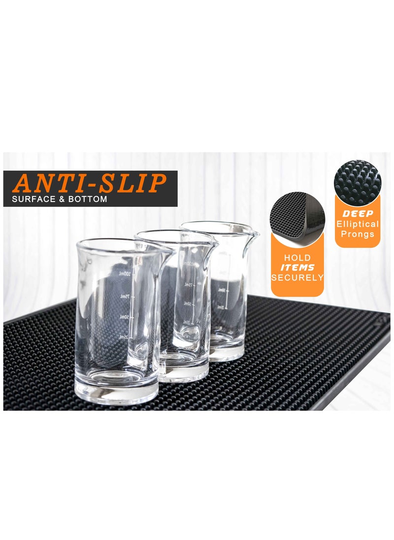 MIBRU - Drying coffee Rubber Service mat suitable for baristas Black
30 x 45 cm - Image 1