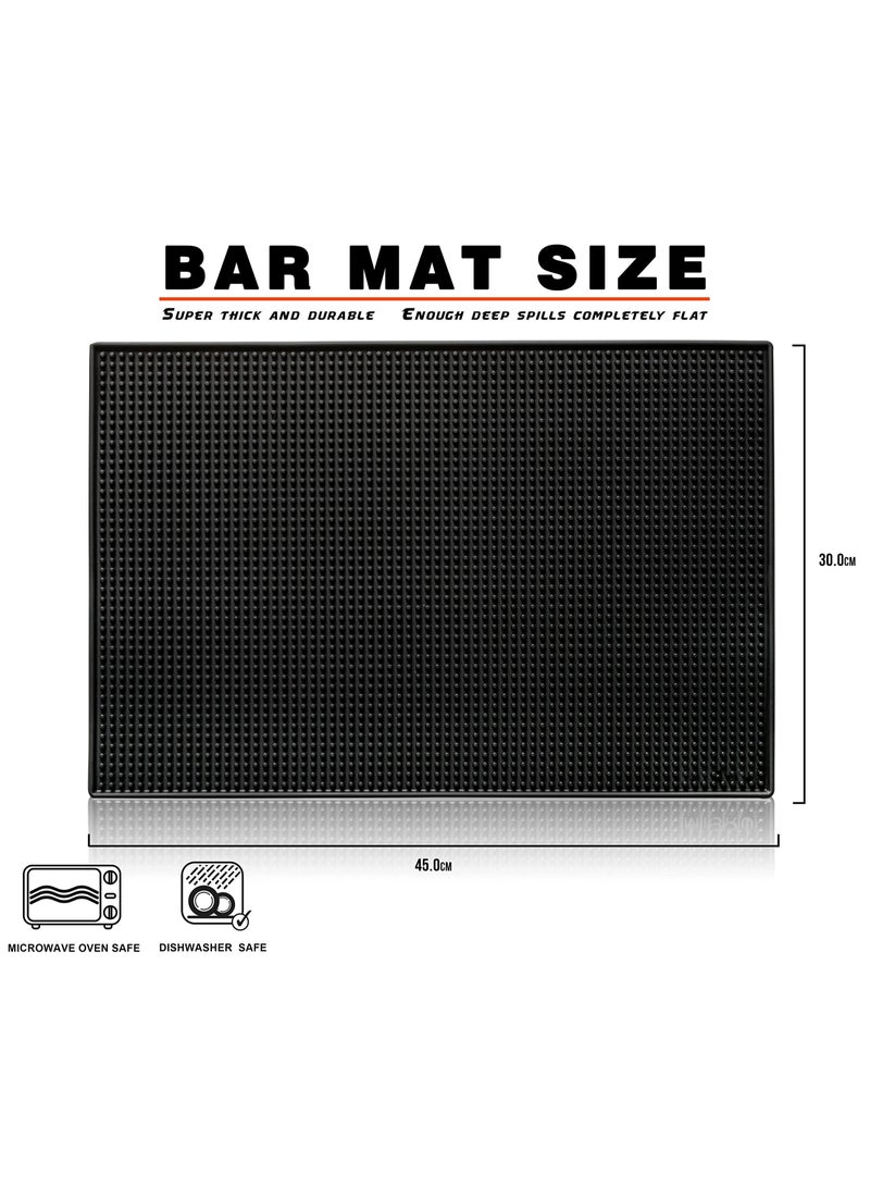 MIBRU - Drying coffee Rubber Service mat suitable for baristas Black
30 x 45 cm - Image 1