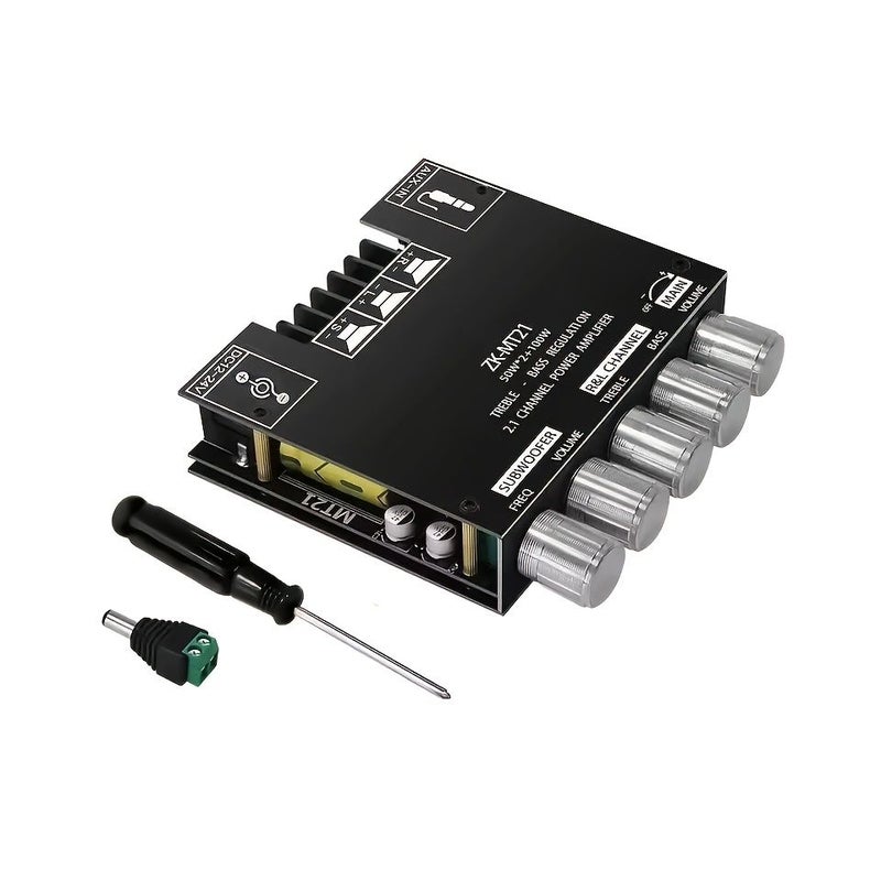 ZK-MT21 2.1 Channel Digital Module 50W Per Channel Plus 100W For High Low And Super Subwoofer - Image 1