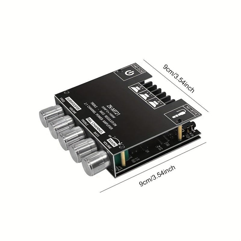ZK-MT21 2.1 Channel Digital Module 50W Per Channel Plus 100W For High Low And Super Subwoofer - Image 2