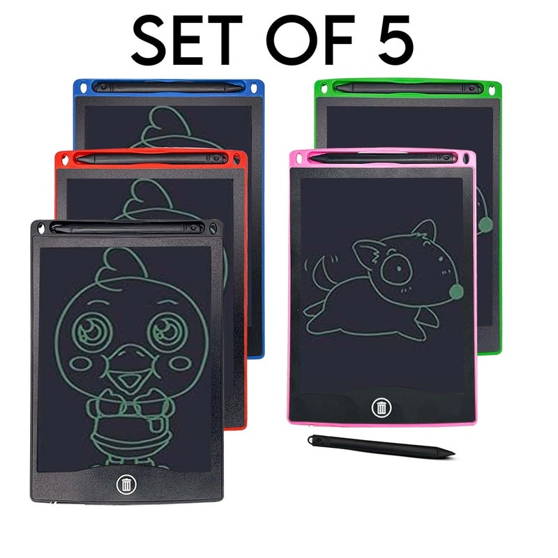 Fully Writing Tablet Pad for Kids Drawing, Playing and Handwriting Birthday Return Gifts (Set of 5) - Image 4