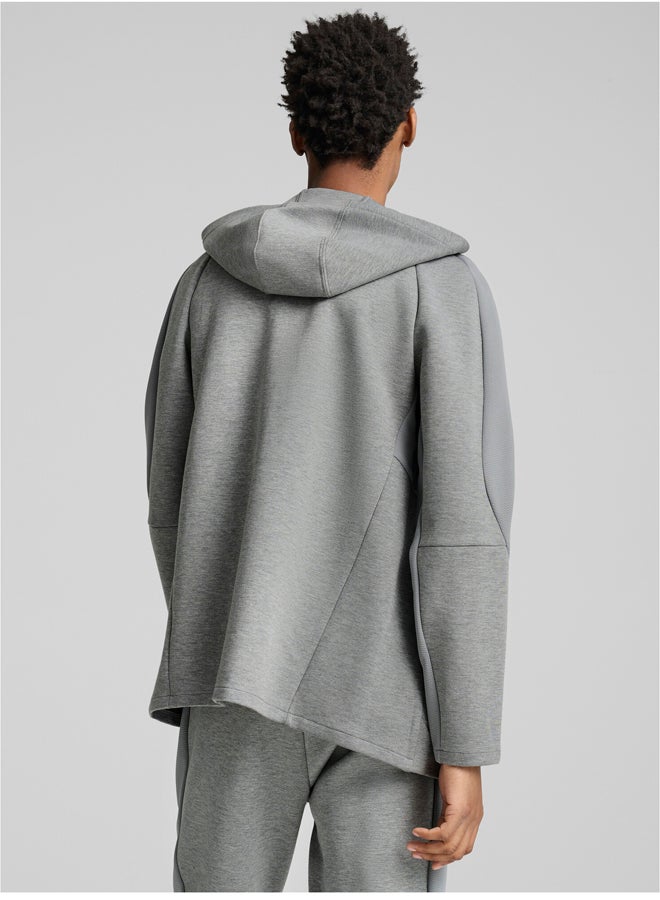 PUMA Evostripe Full-Zip Hoodie Dk Medium Gray - Image 2