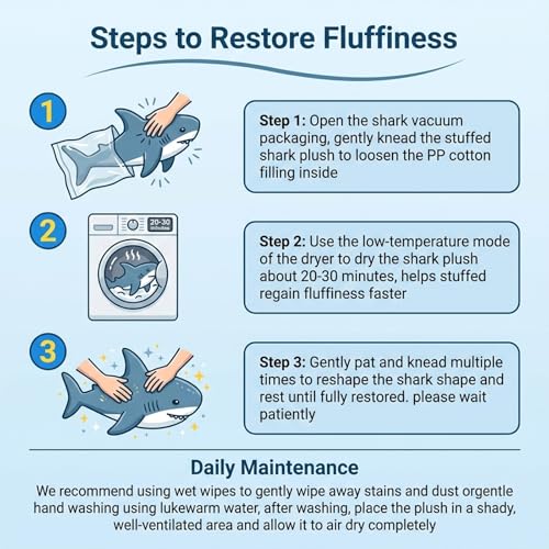 MUPI Shark Stuffed Animal Plush 31 Cute Shark Toy Plush Pillows Soft Cotton Sharks Plushies Ocean Sea Animal Doll Gifts for Boys Girls Kids AdultsNavy Blue - Image 5