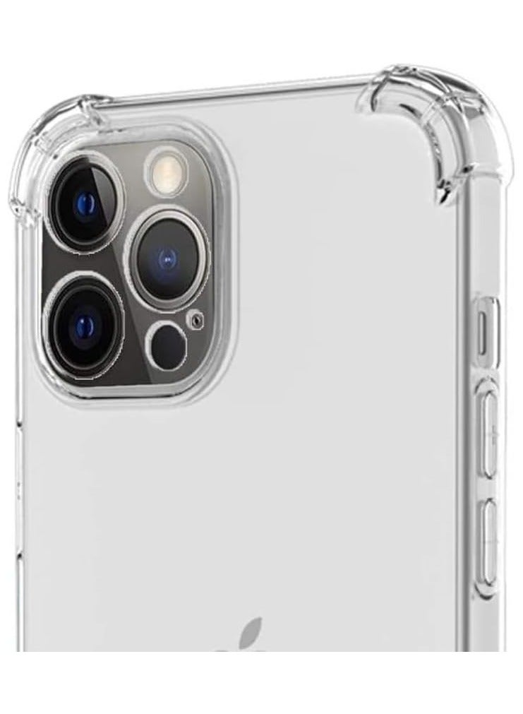 Bills iPhone 15 Pro Clear Case, Shock-Absorption TPU Cell Phone Cover with Reinforced Corners, Soft Flexible & Crystal Clear Protective Bumper Case - Image 2