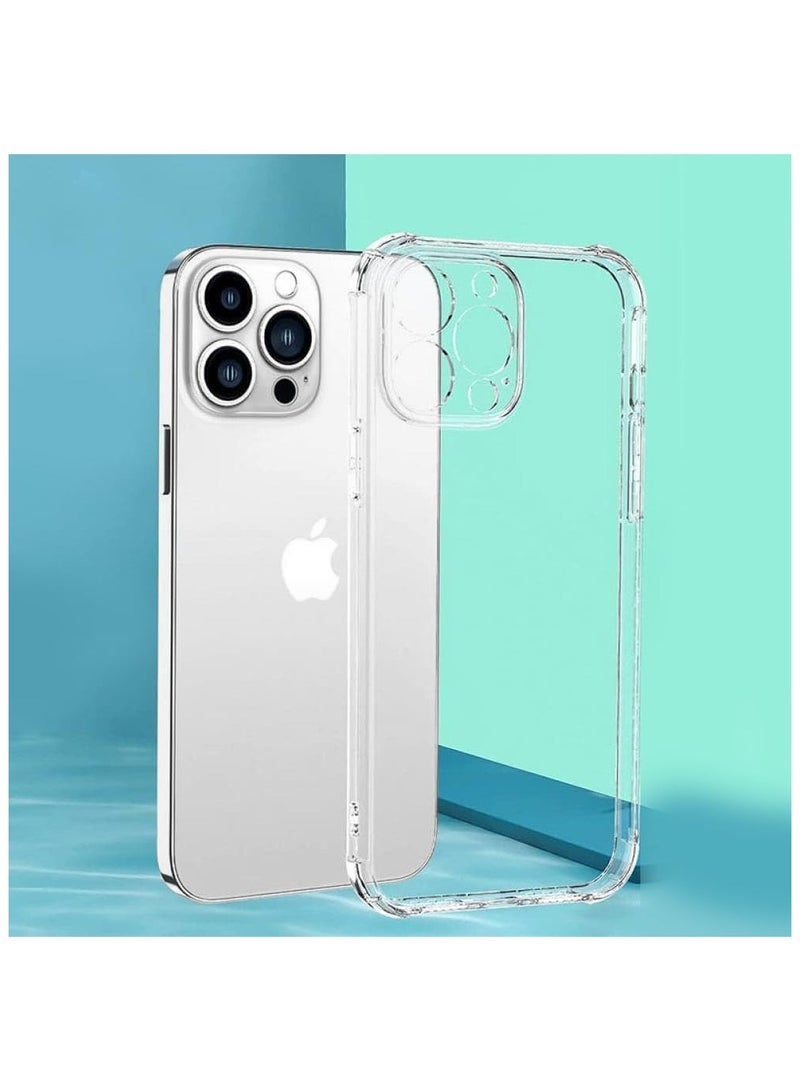 Bills iPhone 15 Pro Clear Case, Shock-Absorption TPU Cell Phone Cover with Reinforced Corners, Soft Flexible & Crystal Clear Protective Bumper Case - Image 3