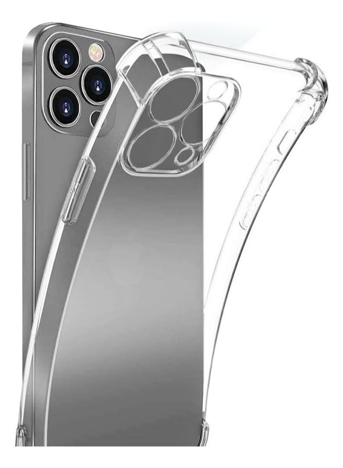 Bills iPhone 15 Pro Clear Case, Shock-Absorption TPU Cell Phone Cover with Reinforced Corners, Soft Flexible & Crystal Clear Protective Bumper Case - Image 4