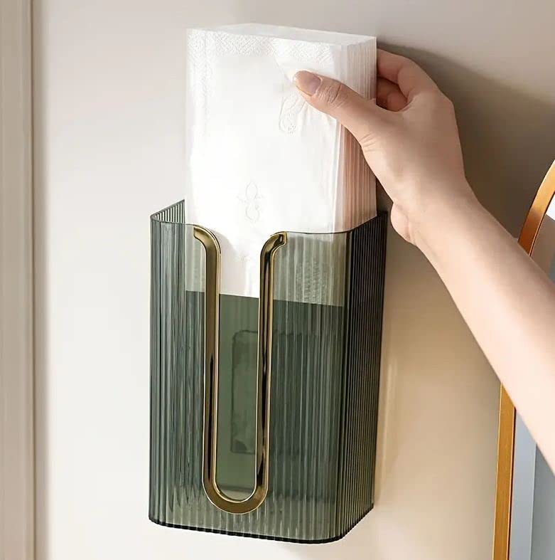 Bayleef Light Luxury Tissue Box Living Room High-end Household Coffee Table Paper Box Creative Acrylic Tissue Storage Paper Box High-end - Image 2