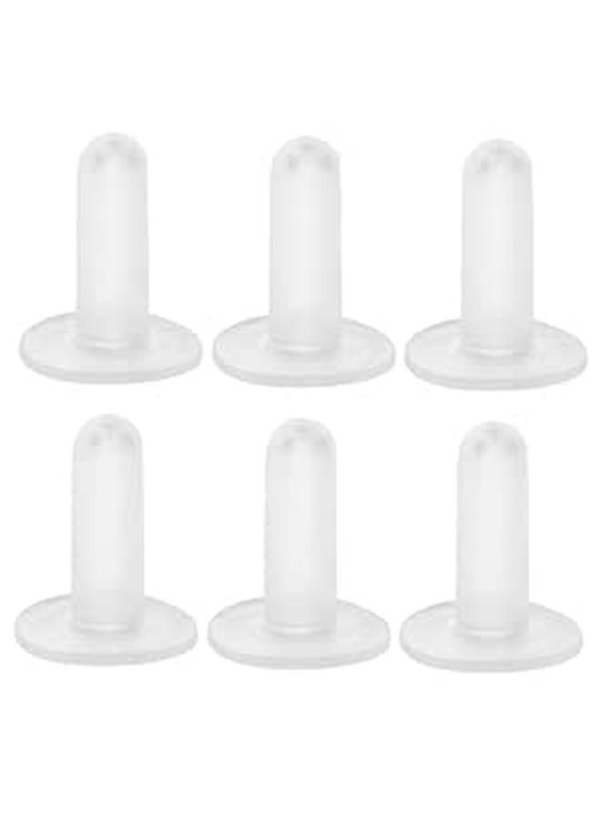 6 Pcs Bite Resistant Nipples for Lamb and Goat Nursing Bottles Easy to Install - Image 1