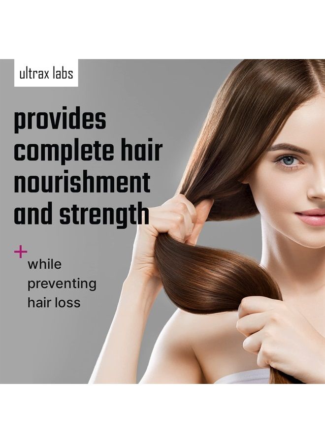 Ultrax Labs Hair Rush | Maxx Hair Growth & Anti Hair Loss Nutrient Solubilized Keratin Vitamin Supplement, 60 tablets.  - Image 5