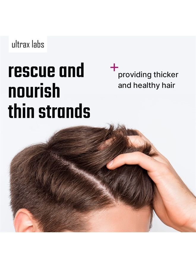 Ultrax Labs Hair Rush | Maxx Hair Growth & Anti Hair Loss Nutrient Solubilized Keratin Vitamin Supplement, 60 tablets.  - Image 4