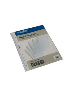 Maxi Maxi Sheet Protector A4 40 Micron Poly Bag Of 25Pc  - Image 1