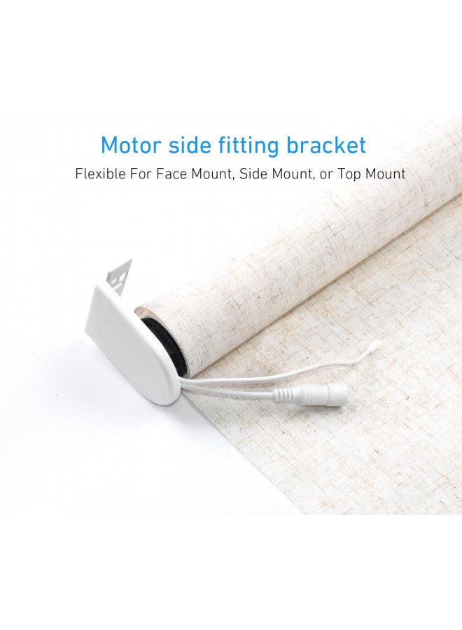 Rollerhouse 38/40mm Roller Blind Repair Kit, Mount Window Shade Brackets, Curtain Roller Blind Accessories for Electric Blinds with 1 1/2" Tube, 1 Pair, White - Image 5