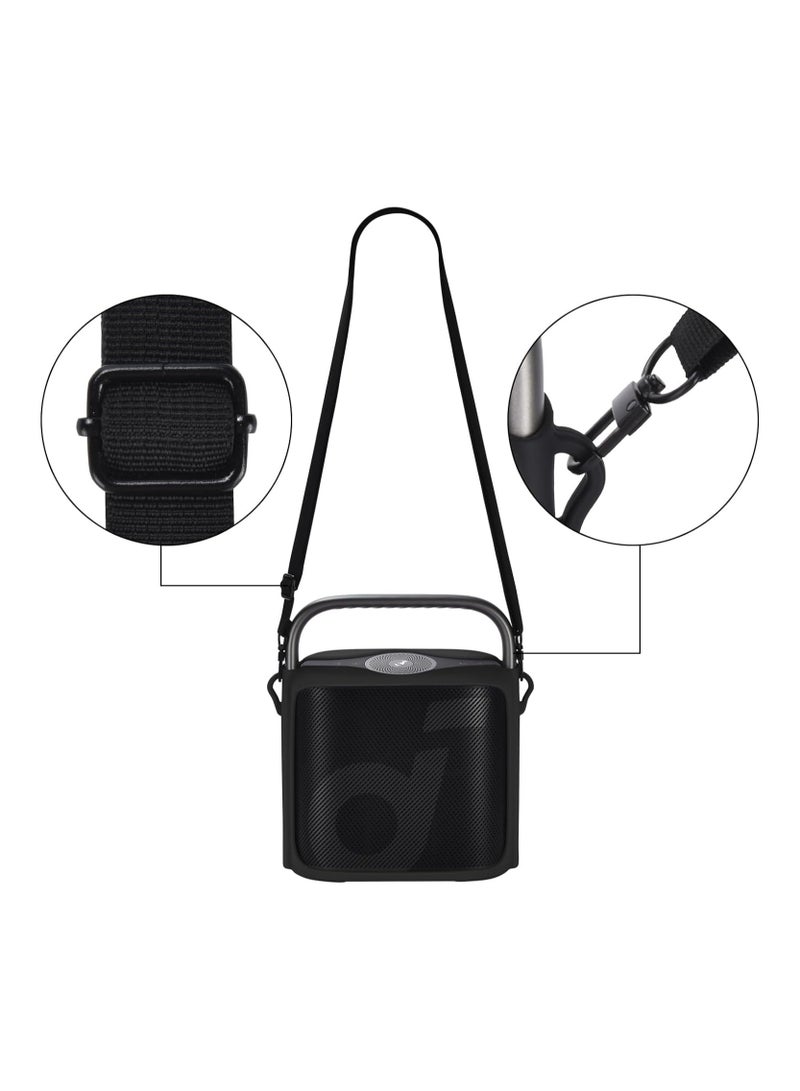 حافظة سيليكون لمكبر الصوت المحمول بتقنية البلوتوث Soundcore Motion X500 من Anker Soundcore Motion X500، حقيبة كتف جلدية محمولة، ملحقات - Image 3