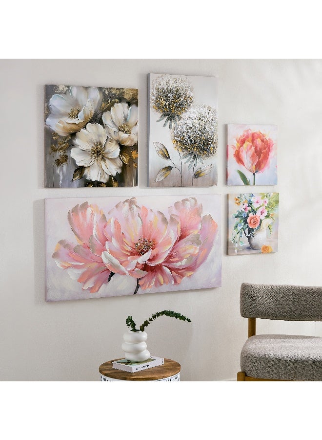 Home Box Elmer Canvas Printed Flower Framed Picture 40 X 1.8 X 40 Cm - Image 5