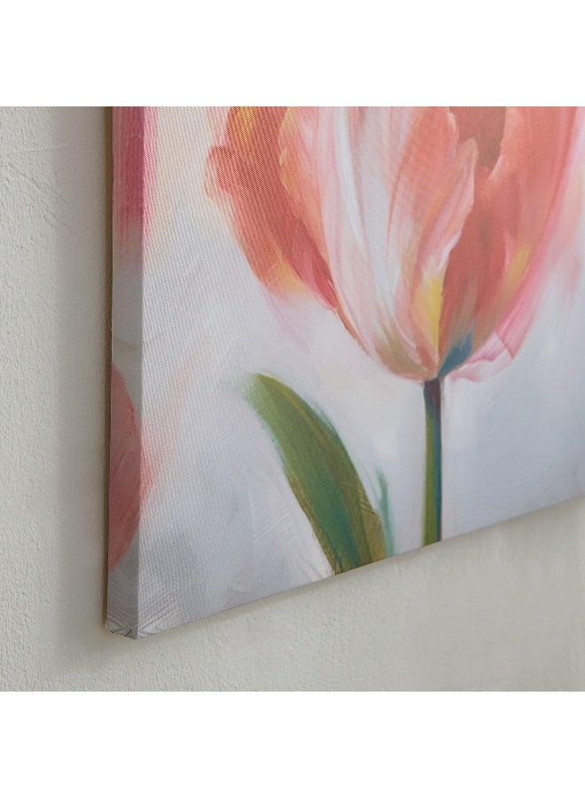 Home Box Elmer Canvas Printed Flower Framed Picture 40 X 1.8 X 40 Cm - Image 3