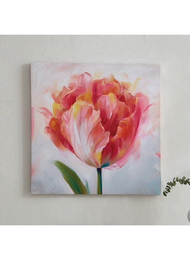 Home Box Elmer Canvas Printed Flower Framed Picture 40 X 1.8 X 40 Cm - Image 2