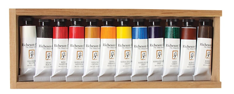 Jack Richeson 37Ml Artist Oil Colors Set of 12