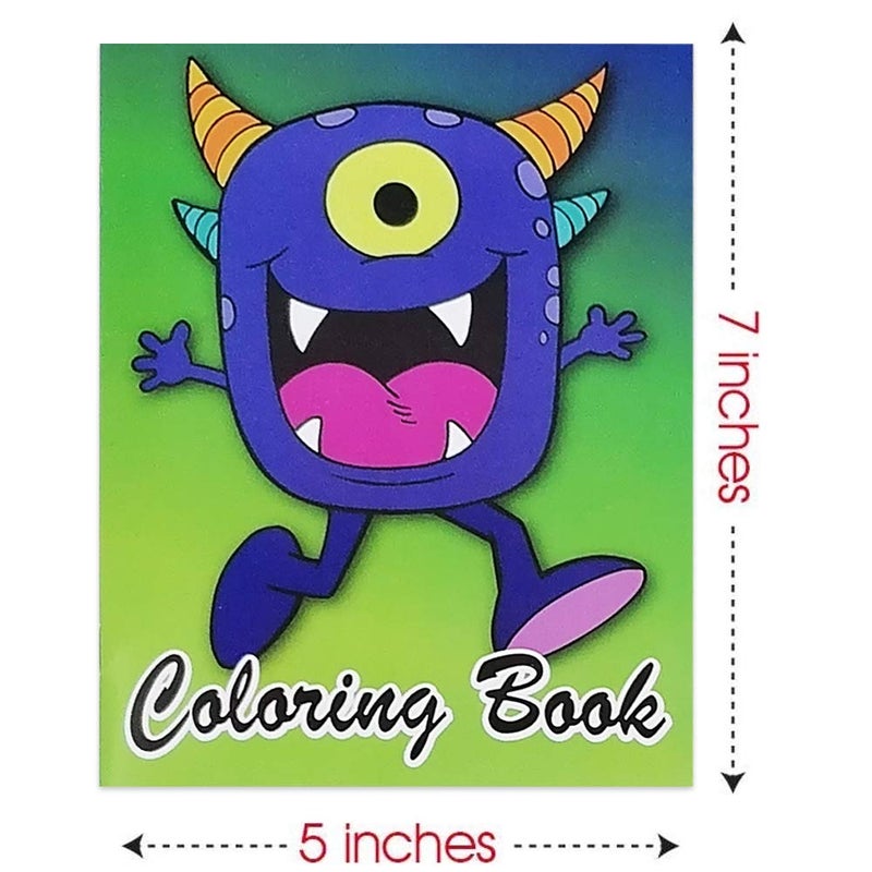 ArtCreativity Assorted Mini Coloring Books Bulk -Pack of 20 Small Color Booklets in 5 Designs - Perfect Kids Party Favors - Educational Art Gifts for Toddlers, Boys and Girls Ages 3-5, 6-8 - Image 3